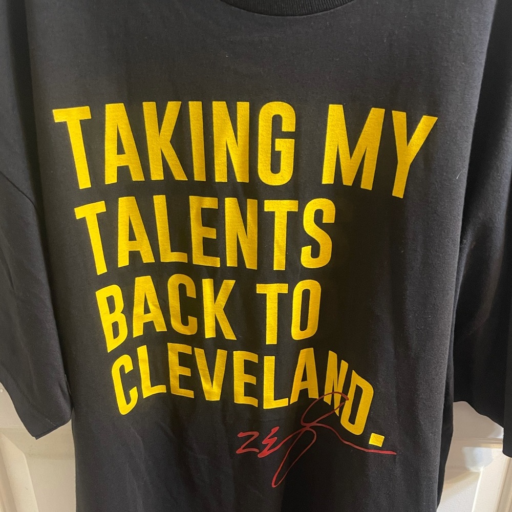 “Taking My Talents Back to Cleveland” Signed LBJ